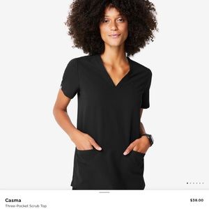 *Worn twice* FIGS Casma 3 pocket scrub top